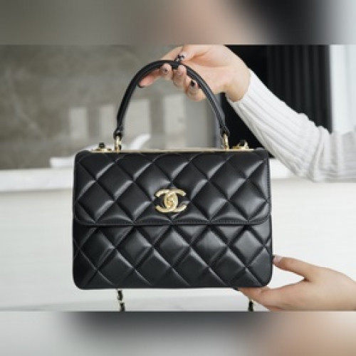 頂級進口原廠皮 所見即所得！ CHANEL TRENDY CC口蓋包 正品皮小
