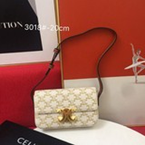 最新Celine 爆款 中古包 腋下包 來啦 老花色 出貨  3018#尺寸︰20cm
