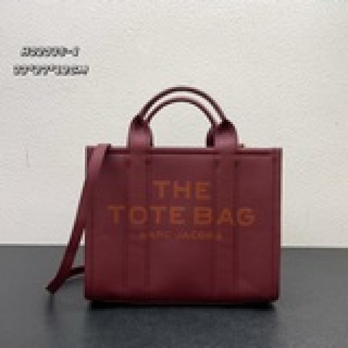 MJ荔枝紋牛皮托特包-MARC JACOBS- the traveler tot