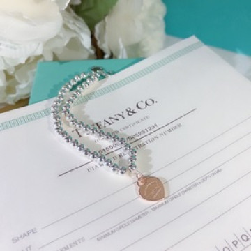 手鍊s925純銀材質 蒂芙尼/tiffany & co。/蒂芙尼愛心手鍊 tif