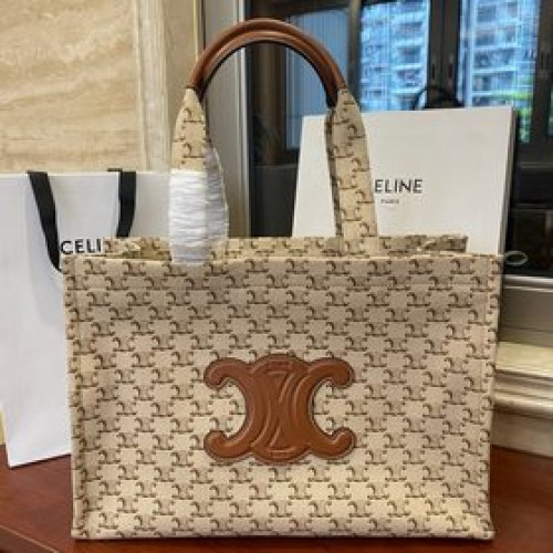 正品級 新品上線 CABAS THAIS 大號Celine 提花條紋織布  手