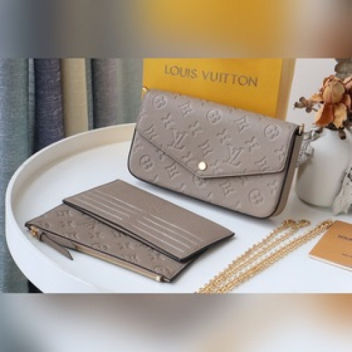 M68697 灰色！ POCHETTE FéLICIE 鍊條包 由Monog