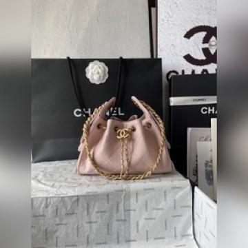 法國 高端定制品 CHANEL Chanel25S 春夏hobo抽繩水桶min