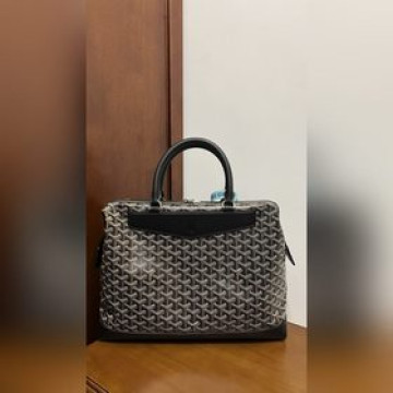 頂級進口原廠皮免稅版本新款Goyard Cisalpin公文包  雙拉鍊開合帆布