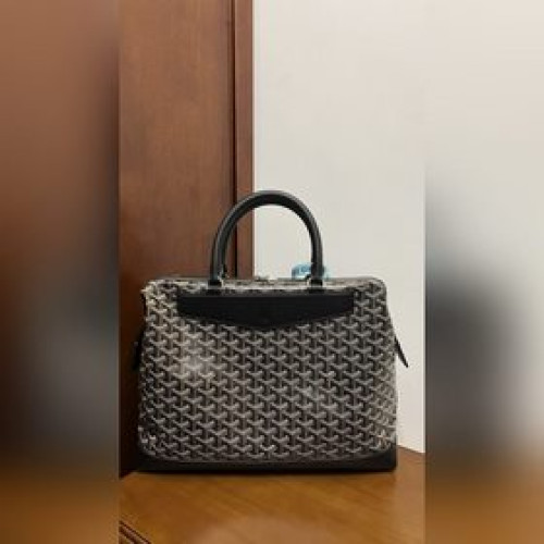 頂級進口原廠皮免稅版本新款Goyard Cisalpin公文包  雙拉鍊開合帆布