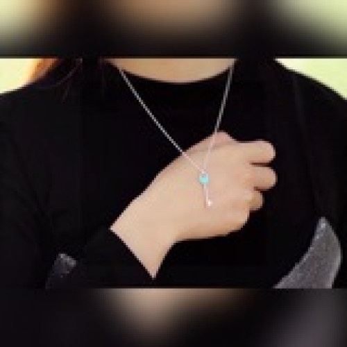 Tiffany&Co 蒂芙尼 滴油 心形 鑰匙 項鍊  火爆  經典時尚 高端定