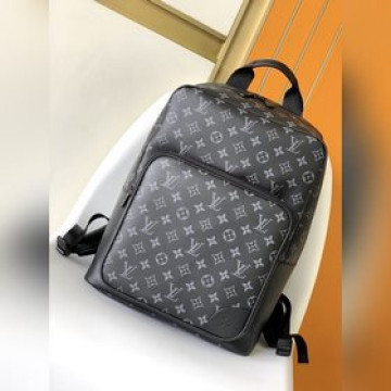 頂級原單M45335黑花 黑格Dean 雙肩包以 Monogram Macas