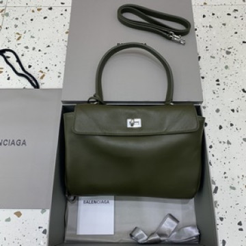 [小號綠色銀扣] BALENCIAG RODEO BAG 系列手袋 新款可以說出