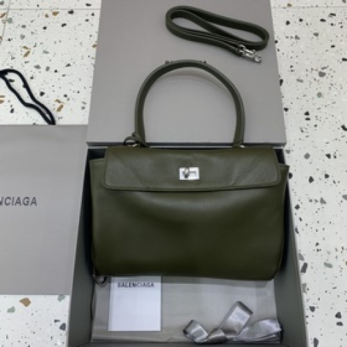 [小號綠色銀扣] BALENCIAG RODEO BAG 系列手袋 新款可以說出