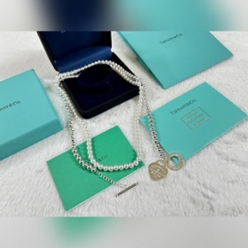 蒂芙尼 Tiffany OT扣雙圈珍珠項鍊