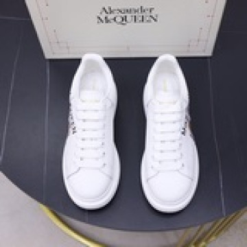 Alexander mcqueen /麥昆 經典明星爆款百搭小白鞋，原版1：1複