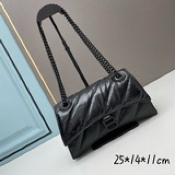 Balenciag新品 小號鍊條沙漏包 平紋牛皮 油蠟皮全包采用頭層牛皮好質量巴