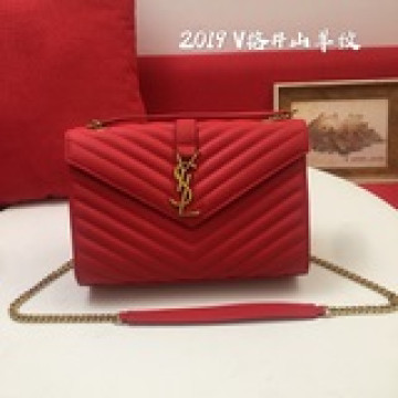 山羊紋v格   envelope medium bag   美出天際的ys.l質