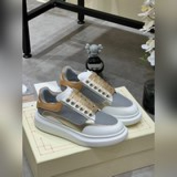 Alexander McQUEEN正品爆拆 1：1頂級麥昆原版皮料白色進口絲綢皮
