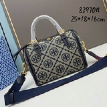 大號 TORY BURCH 湯麗柏琦T MONOGRAM迷你提花酒桶包 該系列選