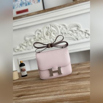 康康 空姐包 顔色：夢幻粉紫 constance 19cm epsom掌紋小牛皮