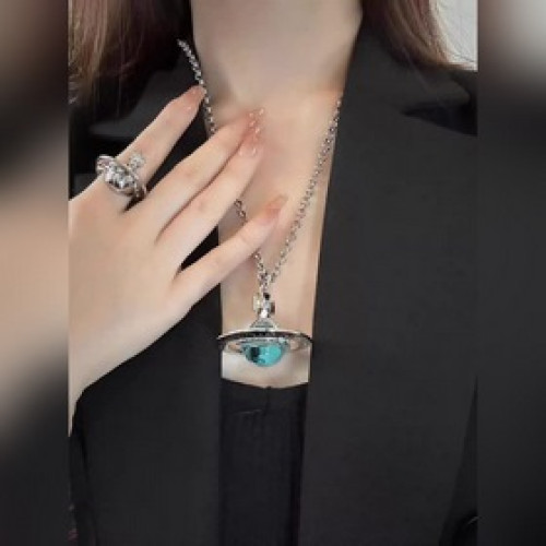 經典大號大土星項鍊項鍊vivienne westwood西太後土星項鍊！英國時