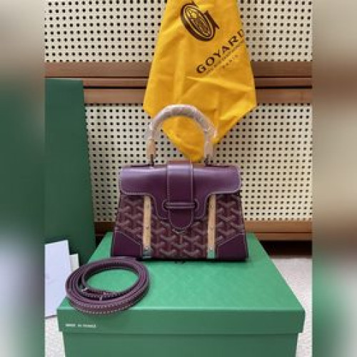 頂級進口原廠皮免稅版本 Goyard(戈雅) 新款Sa gon Mini出貨啦