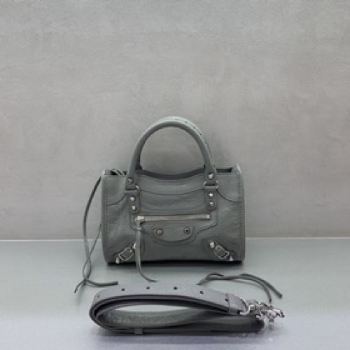 [升級版]銀扣BalenciagaLE CITY 小號 最具标志性手袋Le Ci