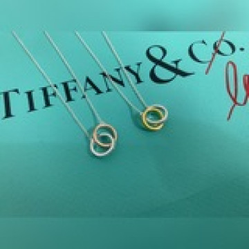 蒂芙尼Tiffany&Co.（1837雙環）項鍊與專櫃同步上新這款典雅迷人的圓形
