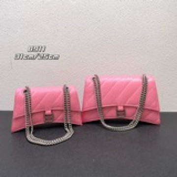 【頭層油蠟皮】 Balenciag*最新 Crush 包款強勢登場！高級感滿滿
