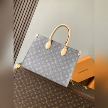 頂級原單，變碼芯片【OnTheGo MM 手袋】 m12415 灰色（朦胧）