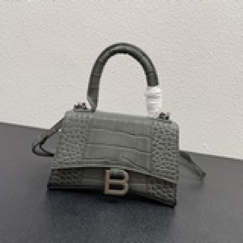 鳄魚紋小號23cmBalenciagα全新推出了帥爆的Hourglass沙漏包