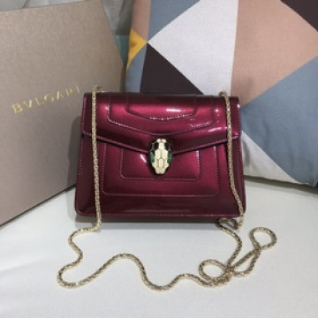 Bvlgari，漆皮系列，晶瑩剔透[閃電] 簡約時尚 奢華低調喔 20cm小號單