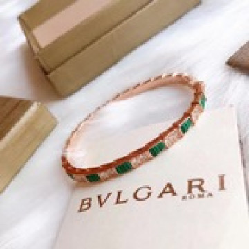 Bvlgari 寶格麗 serpenti系列 蛇系列 孔雀石 綠蛇手镯 市面最高