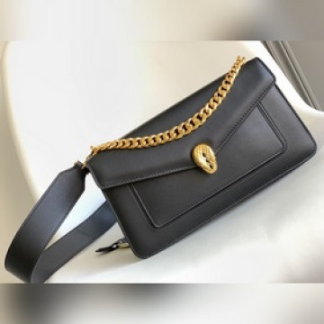 【原廠皮】 BVLGARI  SERPENTI EAST-WEST     M