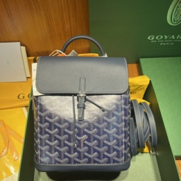 頂級原廠皮版本Goyard新款Alpin迷你雙肩包上市Goyard工坊秉承傳統工