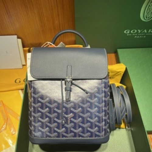 頂級原廠皮版本Goyard新款Alpin迷你雙肩包上市Goyard工坊秉承傳統工