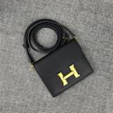 Hermes  Constance 型號：537-2荔枝紋金扣 SIZE：1