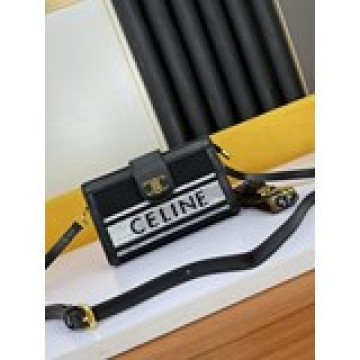 賽琳 celine 新品folco 标志印花郵差包 男士款 尺寸：22