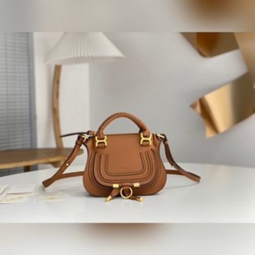 正品級  原廠皮版本 Chloe x Marcie 小號棕色#經典熱賣款！超級