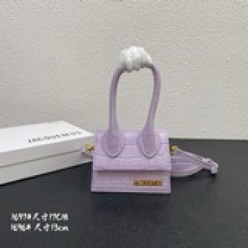 ins超火chic爆款jacquemus le chiquito long鳄紋&