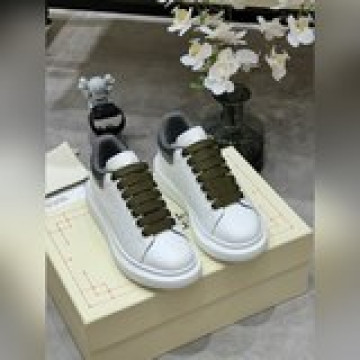 Alexander McQUEEN正品爆拆 1：1頂級麥昆原版皮料白色進口絲綢皮