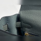 凱莉 杏仁綠色金扣 TC小牛皮 純手工+蜜蠟線 全純鋼制五金25cm28cm