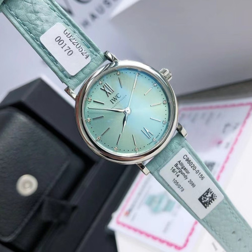 【2個款式，帶圖詢價】原單萬國，34mm，SW-300機芯，谷愛凌同款IW357416柏濤菲諾系列