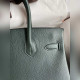 需定做 手縫 Birkin 30cm 進口山羊皮 松柏綠 金扣