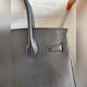需定做 手縫 Birkin 30cm 進口山羊皮 黑色拼火焰橙 玫瑰金扣