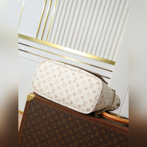 頂級原單 163變碼芯片 頭層牛皮，型號：M25665 這款雙面設計的Neverfull Inside Out MM完美包款