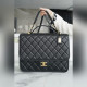 頂級進口原廠皮 所見即所得！ CHANEL 22k 高級手工坊 魚子醬雙肩包 正品皮