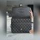 頂級進口原廠皮 所見即所得！ CHANEL 22k 高級手工坊 魚子醬雙肩包 正品皮