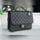 頂級進口原廠皮 所見即所得！ CHANEL 22k 高級手工坊 魚子醬雙肩包 正品皮
