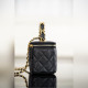 頂級進口原廠皮 所見即所得！ Chanel 25B VANITY系列化妝盒 黑金