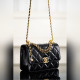 頂級進口原廠皮CHANEL 25S 雙金球CF MINI 19cm 黑色