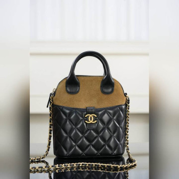 頂級進口原廠皮Chanel 25A 高級手工坊 豎版麂皮手提包