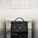 頂級進口原廠皮Chanel 25k 大菱格牛皮LP盒子包 黑金